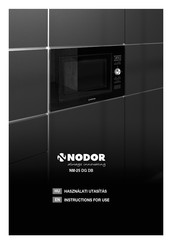 NODOR NM-25 DG DB Instructions For Use Manual