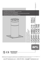 BFT STOPPY MBB 219-500.C Installation And User Manual