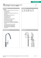 Hans Grohe 73864800 Instructions For Use/Assembly Instructions