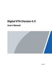 Dahua Technology VTH5422HB-W User Manual
