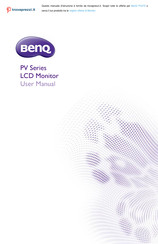 BenQ PV270 User Manual