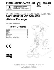 Graco SENATOR 237-294 Instructions-Parts List Manual