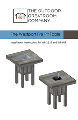 Outdoor Greatroom Company Westport WP-INT Installation Instructions Manual