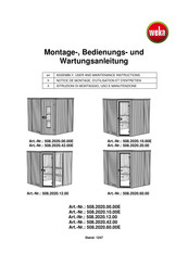 Weka 508.2020.60.00E Assembly, User And Maintenance Instructions