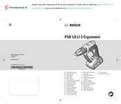 Bosch PSB 18 LI-2 Original Instructions Manual