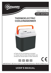 Outsunny C00-032V90 User Manual