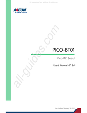 Asus AAEON PICO-BT01 User Manual