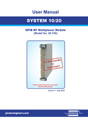 Pickering 20-745 User Manual