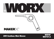 Worx MAKERX WX747 Manual