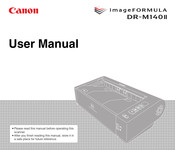 Canon imageFORMULA DR-M140II User Manual