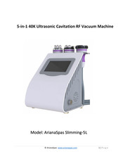 ArianaSpas Slimming-5L Manual