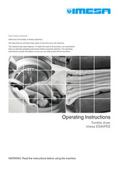 Imesa ES80PEE Operating Instructions Manual