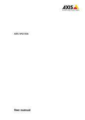Axis 02462-001 User Manual