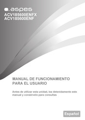 Aspes ACV185600ENFX User Manual
