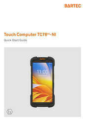 Bartec TC78ex-NI Quick Start Manual