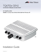 Allied Telesis TQ6702e GEN2 Installation Manual