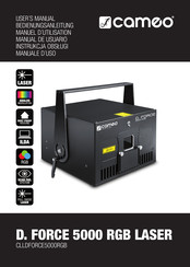 Cameo D. FORCE 5000 RGB LASER User Manual