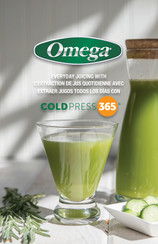 Omega COLD PRESS 365 H3000RED Manual