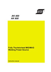 ESAB AK 400 Instruction Manual