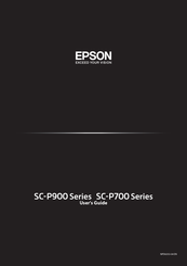 Epson SC-P900 Series User Manual