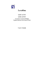 LevelOne GSW-1674T User Manual