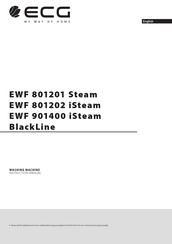 ECG BlackLine EWF 901400 iSteam Instruction Manual