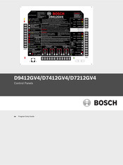 Bosch D7212GV4 Program Entry Manual