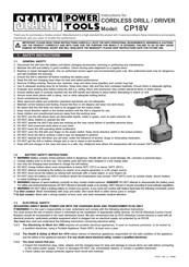 Sealey CP18V Instructions