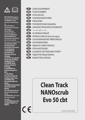 Lavorwash Clean Track NANOscrub Evo 50 cbt Instructions Manual