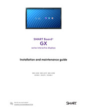 SMART Board GX Installation And Maintenance Manual