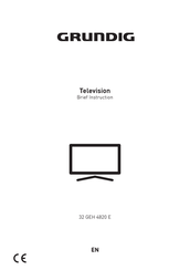 Grundig 32 GEH 4820 E Brief Instruction