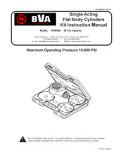 BVA Hydraulics HF5006B Instruction Manual