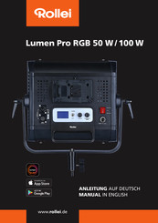 Rollei Lumen Pro RGB 50 W / 100 W Manual
