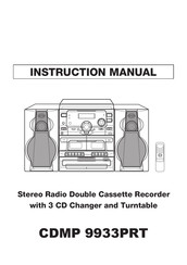 SOUNDMASTER CDMP 9933PRT Instruction Manual