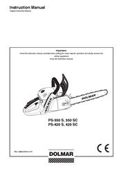 Dolmar PS-350 S Instruction Manual