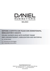 DANIEL RUBINETTERIE A579RJ7040NC Assembly Instructions Manual