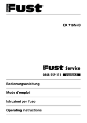 FUST EK 716N-IB Operating Instructions Manual