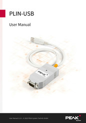 Peak PLIN-USB User Manual
