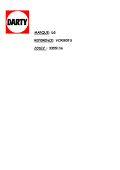 LG VC9085FS Owner's Manual