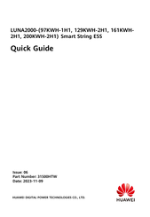 Huawei LUNA2000-97KWH-1H1 Quick Manual