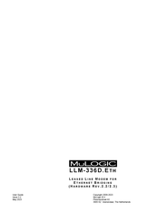 muLOGIC LLM-336D.ETH User Manual