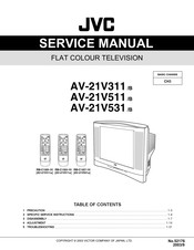 JVC AV-21V511/B Service Manual
