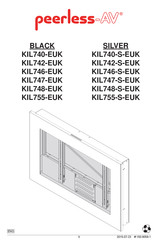 peerless-AV KIL742-EUK Manual
