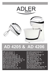Adler Europe AD 4205 User Manual