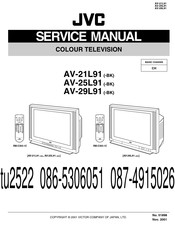 JVC AV-21L91 Service Manual
