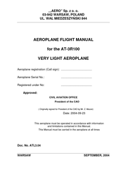Aero AT-3R100 2004 Flight Manual