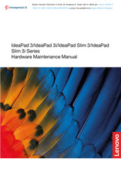 Lenovo IdeaPad Slim 3i Series Hardware Maintenance Manual