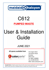 Maidaid Halcyon C612 User's Installation Manual