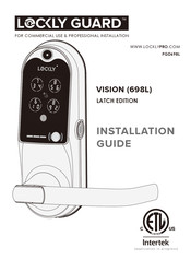 LOCKLY GUARD 698L Installation Manual