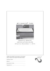 MTI BASICS MBRO7236EWH Owner's Manual